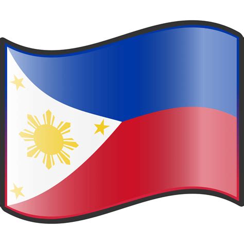 Philippines Flag Clipart royalty.